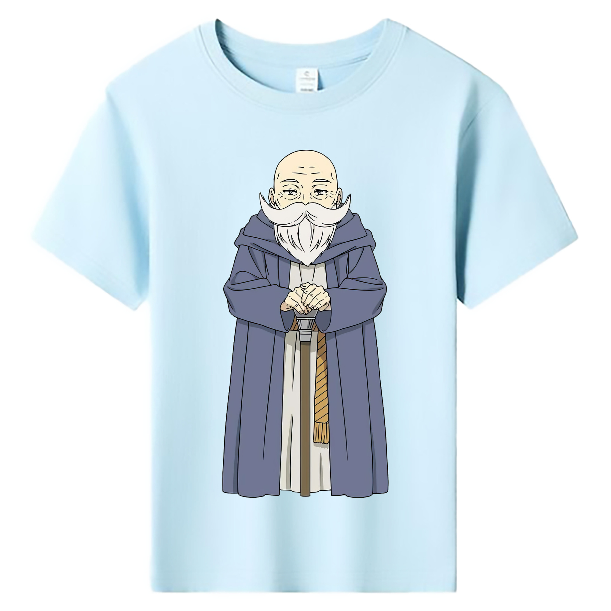 （画像用） 葬送のフリーレン Frieren 綿100％キッズTシャツ（フロントプリント）